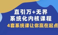 直引 万+无界·系统化内核课程，4套系统课让你赢在起点