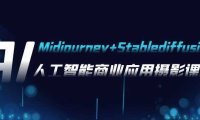 AI摄影【Midjourney+Stablediffusion】,人工智能商业应用摄影-37节课程