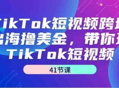 TikTok短视频跨境出海撸美金,带你玩TikTok短视频